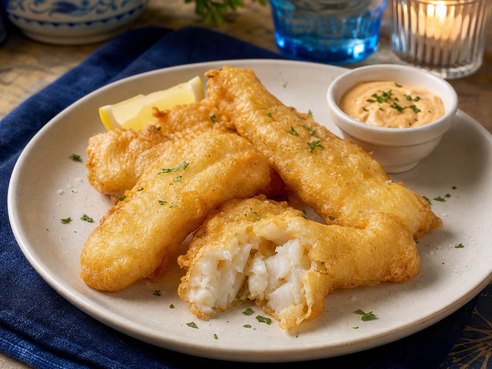 Filetti di Baccala in pastella